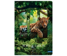 Lastva Knyga A5 96lap. 70g WILD LIFE linija