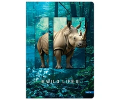 Lastva Knyga A5 96lap. 70g WILD LIFE linija