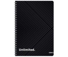 Lastva Knyga su spirale A4 80lap 70g lang UNLIMITED