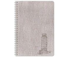 Lastva Knyga su spirale A5 80lap. 70g LANDMARK linija