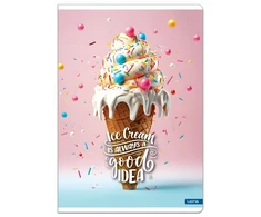 Lastva Sąsiuvinis A4 52lap. 70g ICE CREAM linija