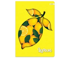 Lastva Sąsiuvinis A4 52lap. 80g NEON FRUITS lang.