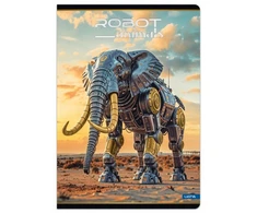 Lastva Sąsiuvinis A4 52lap. 80g ROBOT ANIMALS linija