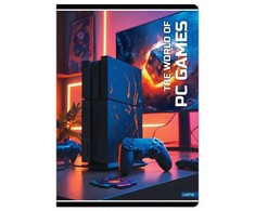 Lastva Sąsiuvinis A5 52lap 80g linija PC GAMES