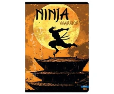 Lastva Sąsiuvinis A5 52lap. 80g NINJA WARRIOR lang.