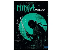 Lastva Sąsiuvinis(platus) A5 12 lap. 80 g linija NINJA WARRIOR