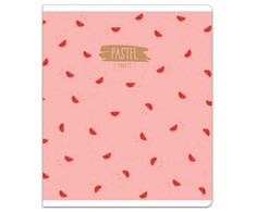 Lastva Sąsiuvinis(platus) A5 12lap 80g lang PASTEL FRUITS