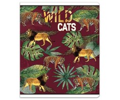 Lastva Sąsiuvinis(platus) A5 12lap 80g linija WILD CATS