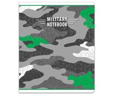 Lastva Sąsiuvinis(platus) A5 48lap 80g linija MILITARY