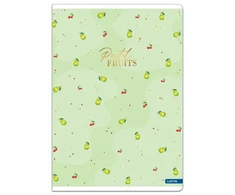 Lastva Sąsiuvinis(platus) A5 48 lap. 80 g linija PASTEL FRUITS