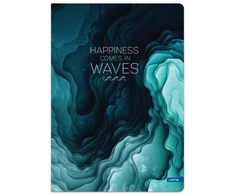 Lastva Sąsiuvinis(platus) A5 48 lap. 80 g linija WAVES