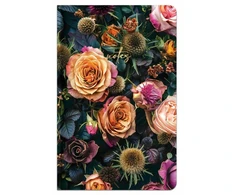 Lastva Užrašų knygutė A6 96lap 70g langeliais BLOOM