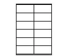 Lipnios etiketės LabelMedia, A4, baltos, 105x48 mm, (12) (100) 0707-756