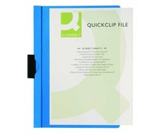Office Products Segtuvėlis su metaliniu klipsu mėlynas