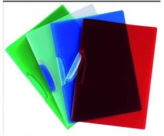 Office Products Segtuvėlis su plastikiniu klipsu mėlynas