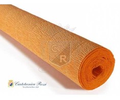 Orange Oranžinis Krepinis popierius 180g.Nr.610 Pumpkin Oranžinis