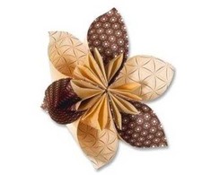 Origami 15x15/ 50l Folia 5 rudi motyvai