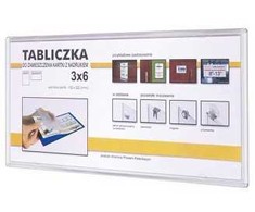 Panta Plast Lipni reklaminė lentelė 11x23cm