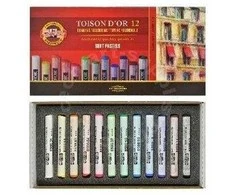 Sausos pastelės rinkinys Koh-i-Noor 12 sp