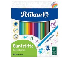 Pelikan Pieštukai spalvoti 24sp