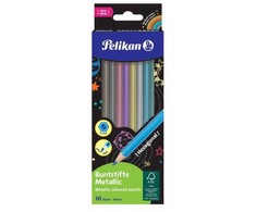 Pelikan Pieštukai spalvoti metallic 10sp