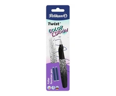 Pelikan Plunksnakostis TWIST +2 kapsulės baltai-juodas bls