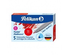 Pelikan Šerdelės TWIST rašikliui KM/ 5 raudonos