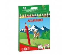 Pieštukai spalvoti ALPINO 18sp