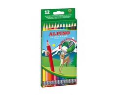Pieštukai spalvoti ALPINO Erasable 12sp