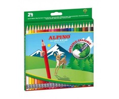 Pieštukai spalvoti ALPINO Erasable 24sp