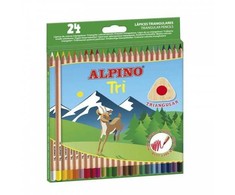 Pieštukai spalvoti ALPINO TRI 24sp