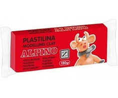 Plastilinas ALPINO 150g raudonas