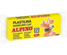 Plastilinas ALPINO 150g šv.geltonas