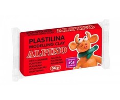 Plastilinas ALPINO 50g raudonas