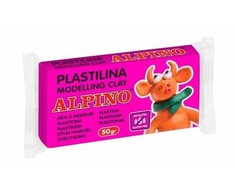 Plastilinas ALPINO 50g rožinis