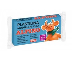 Plastilinas ALPINO 50g šv.mėlynas
