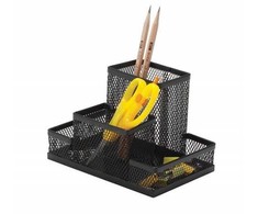 Q-Connect Metalinė pieštukinė 153x103x100mm, juoda