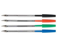 Q-Connect Tušinukas skaidriu korpusu 0.7mm juodas