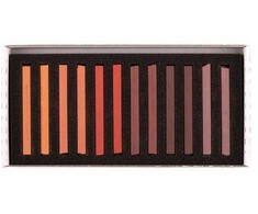 Sausų pastelių rinkinys 12vnt rudų atsp.8592B