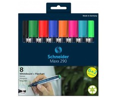 Schneider Žymeklių rinkinys baltai lentai MAXX 290 8vnt.
