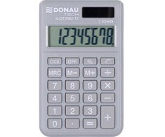 Skaičiuotuvas K-DT2082-13 DONAU šv.pilkas