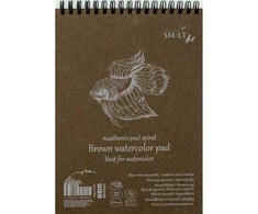 Smiltainis Akvarelės bloknotas, rudi lapai Authentic A5 20l 280gsm*