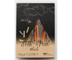 Smlt Smiltainis Juodas piešimo bloknotas A5 20l 120gsm