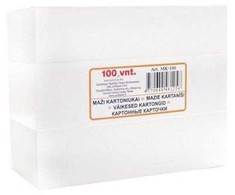 Smiltainis Kartoninės kortelės 70x90 baltos MK-100