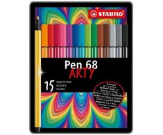 Stabilo Flomasteriai PEN 68 arty 15vnt