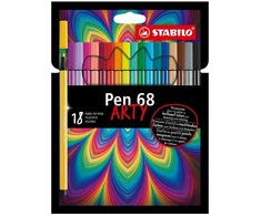 Stabilo Flomasteriai PEN 68 ARTY 18sp.