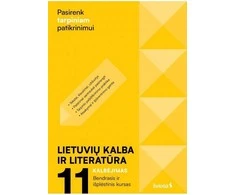 KNYGA Šviesa Lietuvių kalba ir literatūra: Kalbėjimas Bendrasis ir išplėstinis kursas 11 klasei, serija Pasirenk