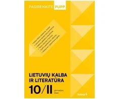 KNYGA Šviesa Lietuvių kalba ir literatūra. PUPP, 10 (II gimnazijos) klasė, serija Pasirenkite PUPP