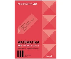KNYGA Šviesa Matematika. Bendrasis ir išplėstinis kursas 11 klasei, serija Pasirenk tarpiniam patikrinimui!
