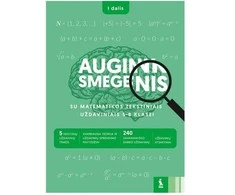 KNYGA Šviesa Augink smegenis su matematikos tekstiniais uždaviniais 5-8 klasei, 1 dalis
